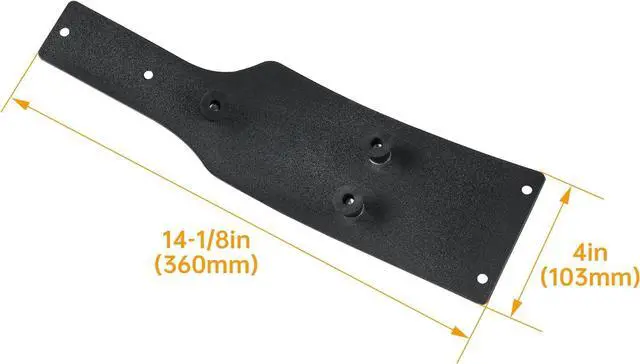 Alt view image 2 of 7 - Ecotric Electric Bicycle Skid Plate/Rock Guard Compatible with 2016-2020 Rad Power Bikes RadRover & RadRhino