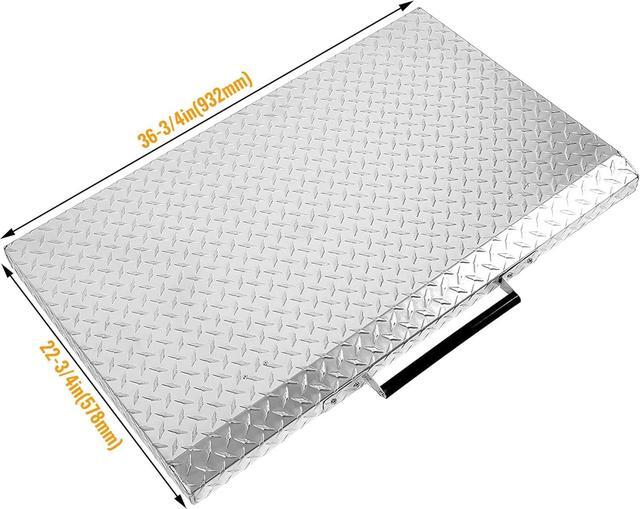 Main image of Ecotric Griddle Cover Compatible with 36 Inch Blackstone Grill Griddle Lid Hard Cover with Stainless Steel Handle for Outdoor BBQ Hood Blackstone Griddle Accessories Waterproof Silvery Aluminum