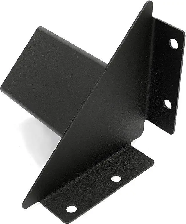 Alt view image 7 of 7 - Ecotric Deer Stand Brackets 4 x 4 Compound Angle Elevator Brackets for Deer Stand Hunting Blinds Shooting Shack Tree House Observation Decks, Heavy Duty 12-Gauge Steel Black Powder Coated - Set of 4