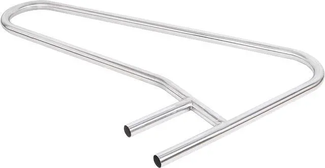 Alt view image 4 of 7 - Ecotric Pool Handrail Grab Rail, Swimming Pool Bend Handle Stair Rail for Inground Pool 49.5"X35.5" Stainless Steel 300lbs Load Capacity