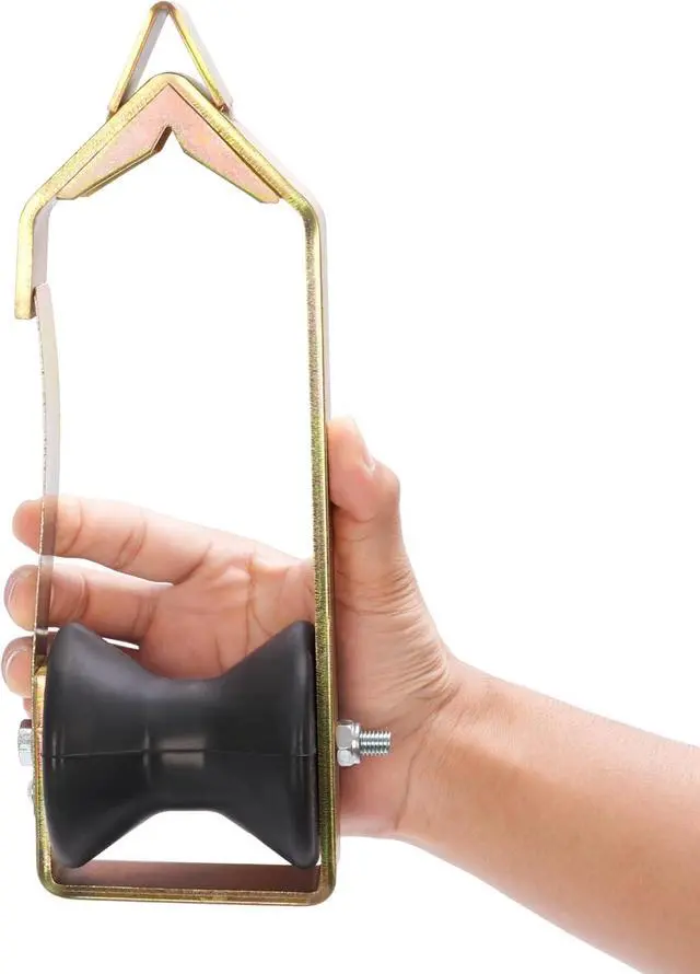 Alt view image 7 of 7 - Ecotric Universal 5PCs Cable Rollers 3" in diameter Aerial Construction Lineman Tools outdoor Steel+Plastic Zinc-Plated including fiber optic cable