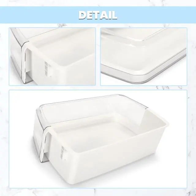 Alt view image 6 of 7 - Ecotric DA97-06419C DA63-04314 Right Side Refrigerator Door Shelf Door Bin Compatible with Samsung RH Replacement only