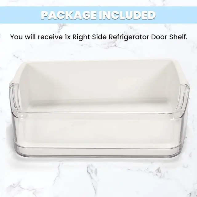 Alt view image 3 of 7 - Ecotric DA97-06419C DA63-04314 Right Side Refrigerator Door Shelf Door Bin Compatible with Samsung RH Replacement only