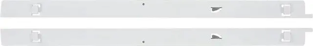 Alt view image 5 of 7 - Ecotric 240530601 240530701 Slide Rail Sets Compatible with Frigidaire Refrigerator Track Rail LH & RH ABS Plastic