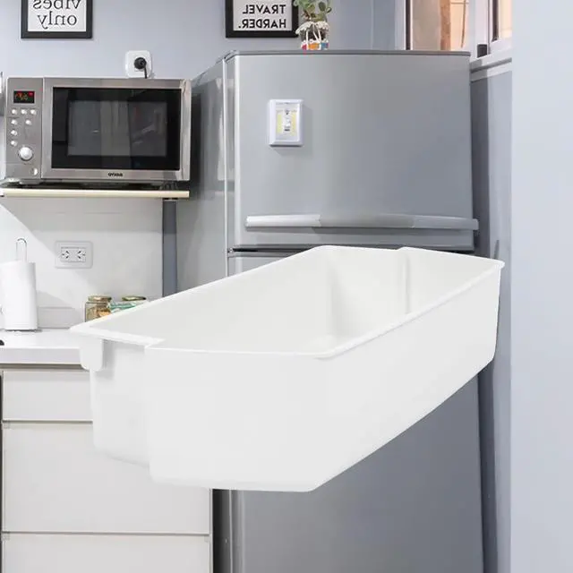Alt view image 3 of 7 - Ecotric 2187172 WP2187172 Refrigerator Door Bin Shelf Compatible with Most Roper, Kitchenaid, Kirkland Whirlpool Refrigerator Replacement AP6006028 2187172K 2187194 2187194K PS11739091 White - 1 PC