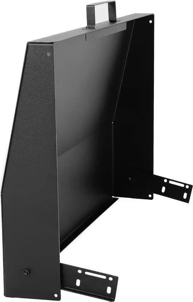 Alt view image 3 of 7 - Ecotric Hinged Lid Griddle Cover Compatible with 28 inch Blackstone Griddle with Rear & Right Grease Collection Steel Powder Coated Black