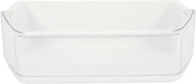 Main image of Ecotric WPW10493524 7WF736SDAM10 Replacement Refrigerator Door Shelf Compatible with Whirlpool W10493524 WRF736SDAB10 WRF736SDAF10 Refrigerator Door Bin White+Clear Plastic