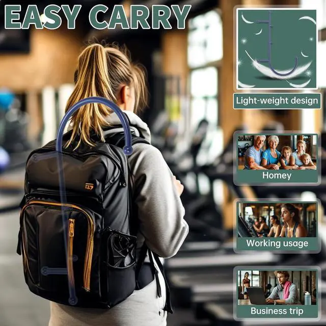 Alt view image 3 of 7 - Ecotric Blue Manual Massager Hook Muscle Trigger Point Tool Self Massage Therapy Fibromyalgia Pain Relief for Shoulders,Neck, Upper and Lower Back