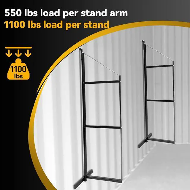 Alt view image 5 of 7 - Ecotric  60 1/2" X 22 1/8" Container Shelving Shelf Bracket Universal for Shipping Container Hang & Hook Shelving Brackets Storage Cargo Shelves -2PCS