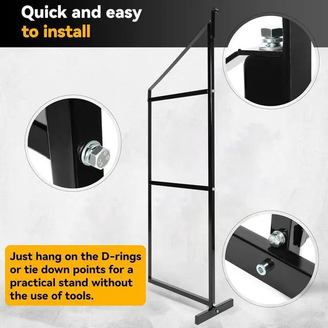 Alt view image 7 of 7 - Ecotric  60 1/2" X 22 1/8" Container Shelving Shelf Bracket Universal for Shipping Container Hang & Hook Shelving Brackets Storage Cargo Shelves -2PCS