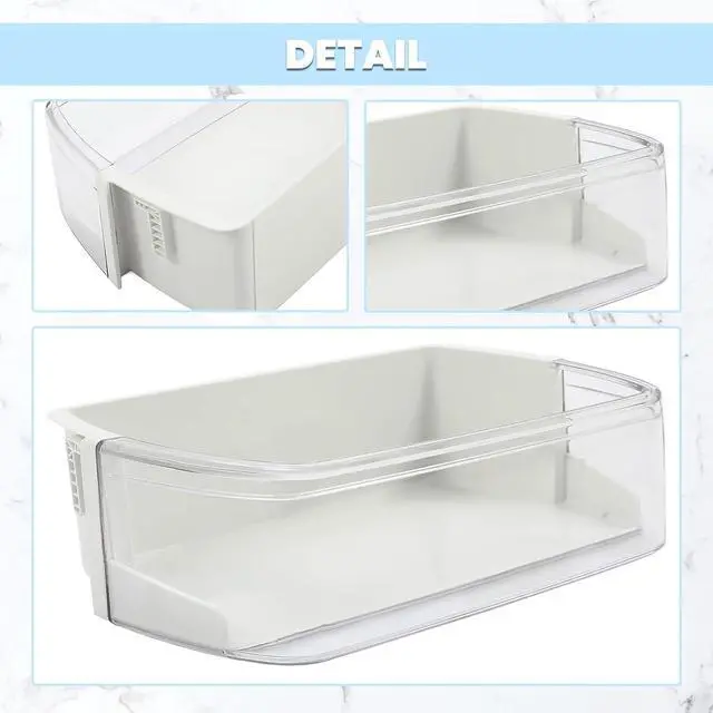 Alt view image 4 of 7 - Ecotric AAP73252202 AP5602939 Refrigerator Door Shelf Compatible with LG Kenmore Elite Refrigerator Door Bin AH3637058 PS3637058 AP5602939 AAP73252211 Replacement Only-1 PC