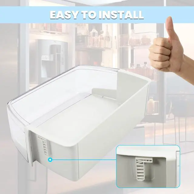 Alt view image 3 of 7 - Ecotric AAP73252202 AP5602939 Refrigerator Door Shelf Compatible with LG Kenmore Elite Refrigerator Door Bin AH3637058 PS3637058 AP5602939 AAP73252211 Replacement Only-1 PC