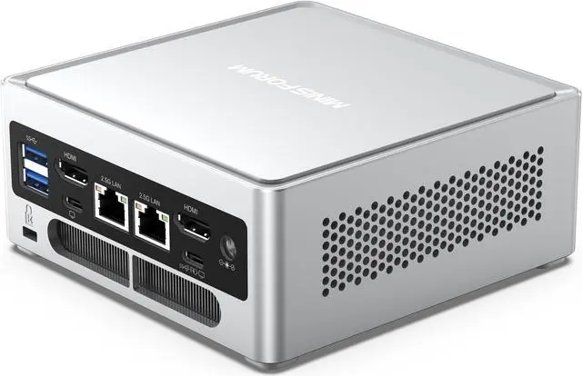 Main image of MINISFORUM Mini PC NAB6 Intel Core i7-12650H Processor up to 4.7 GHz Barebone Version Without RAM, SSD and OS, Dual 2.5 G RJ45 LAN, 7x USB, ,2 x HDM, WiFi 6,BT5.2 Desktop Computer