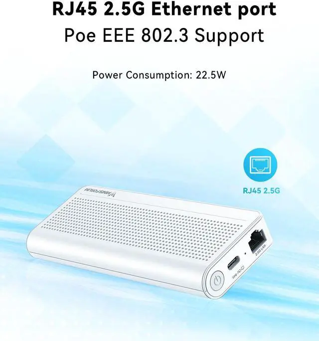 Alt view image 3 of 7 - MINISFORUM S100 Mini PC Stick 12th Gen Alder Lake N100(up to 3.4GHz) Micro PC, LPDDR5 8GB RAM UFS2.1 128GB, 1x HDMI, 1x USB-C Output, 2X USB3.2, 2.5G RJ45 Port, PD 65W Power Adapter Micro Computer