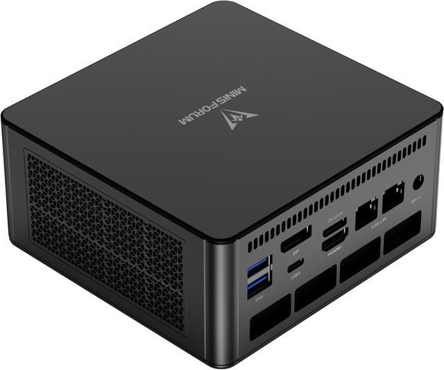 MINISFORUM UM890 Pro Mini PC AMD Ryzen 9 8945HS(8C/16T, up to 5.2GHz) 64GB  DDR5 1TB PCIe4.0 SSD, 2xUSB4(PD 8K)|1xHDMI|1xDP Four Outputs, 2x RJ45,  BT5.2 4xUSB3.2 AMD Radeon 780M Graphics Micro Computer -