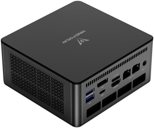 MINISFORUM UM890 Pro Mini PC AMD Ryzen 9 8945HS(8C/16T, up to 5.2GHz) 32GB  DDR5 1TB PCIe4.0 SSD, 2xUSB4(PD 8K)|1xHDMI|1xDP Four Outputs, 2x RJ45,  BT5.2 4xUSB3.2 AMD Radeon 780M Graphics Micro Computer -