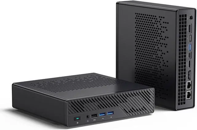 Main image of MINISFORUM MS-A1 Mini Workstation AMD Ryzen 7 8700G(8C/16T, up to 5.1GHz) 32GB RAM 1TB SSD Mini PC, HDMI/DP/USB-C Triple Display Mini PC, 2x2.5G LAN Port, 4X PCIe SSD Slot, AMD Radeon 780M Graphics