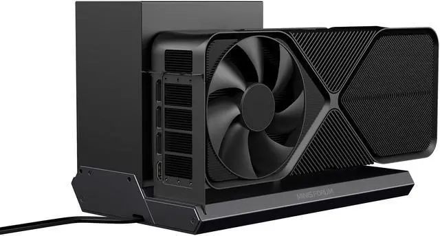 Alt view image 7 of 7 - MINISFORUM DEG1 External GPU Docking Station, Mini eGPU Enclosure for RTX 4090, AMD RX 7900 XTX, Support ATX/SFX Standard Power Supplies, PCIe4.0x4 Expansion Interface Oculink Graphics Docking Station
