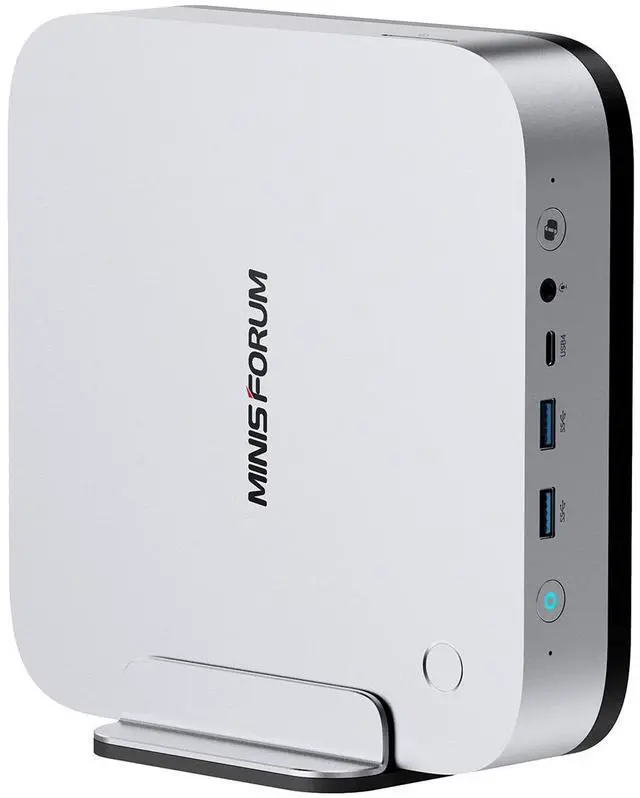 Main image of MINISFORUM AI X1 Pro-370 Mini PC AMD Ryzen AI 9 HX 370(12C/24T) 64GB DDR5 1TB SSD Desktop Computer, HDMI|DP|2xUSB4 Output, 2xRJ45 Port, WiFi7, BT5.4, AMD Radeon 890M Graphics, Copilot Support AI PC