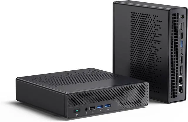 Main image of MINISFORUM MS-A1 Mini Workstation AMD Ryzen 9 9950X(16C/32T, up to 5.7GHz) 64GB RAM 2TB SSD Mini PC, HDMI/DP/USB-C Triple Display Mini PC, 2x2.5G LAN Port, 4X PCIe SSD Slot, AMD Radeon Graphics