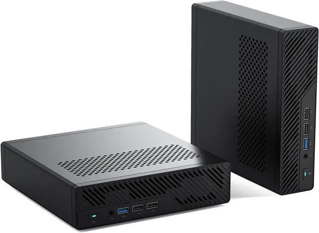 Main image of MINISFORUM MS-01 Mini Workstation Core i9-13900H 64GB RAM 2TB SSD Mini PC, HDMI+2X USB4 8K Display, 2x10G SFP+ Port, 2x2.5G LAN Port, Support M.2 2280/22110/U.2 SSD/RTX 3050 Graphics Cards