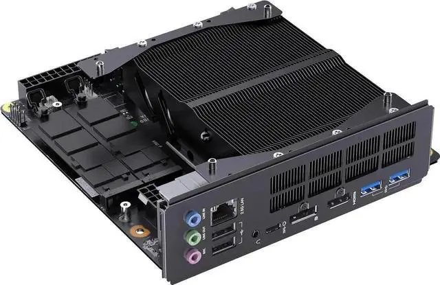 Main image of MINISFORUM BD775i SE Mini PC Motherboard AMD Ryzen 7 7745HX Gaming Computer Without RAM/SSD/OS, 2X DDR5 SODIMM Slots, 2X PCIe4.0 SSD, M.2 2230 Key E Slot, HDMI+DP+USB-C Triple Video Outputs