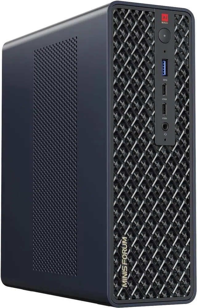 Main image of MINISFORUM MS-S1 Max Mini Workstation AMD Ryzen AI Max+ 395(16C/32T) 64GB LPDDR5 2TB SSD Mini PC, HDMI+2X USB4+2X USB4 V2 Video Output, 2x10G RJ45 Port, WiFi7, BT5.4, Radeon 8060S Graphics Computer
