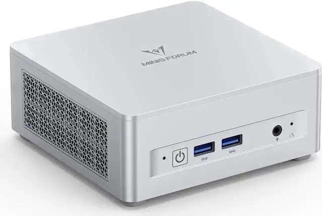Main image of MINISFORUM DeskMini UM870 Slim Mini PC AMD Ryzen 7 8745H Small PC, 16GB DDR5 RAM+512GB PCIe4.0 SSD, HDMI/DP/USB4 Outputs, 2.5G LAN, WiFi 6E, BT5, 4xUSB Port AMD Radeon 780M Graphics Small Form Factor