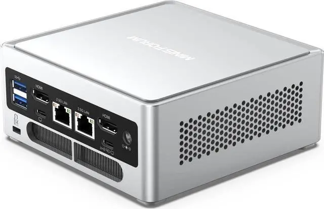 Main image of MINISFORUM NAB9S Mini PC, 13th Gen Core i9-13900HK Small Computer 32GB RAM 1TB SSD, 2X HDMI+2X USB-C Output, 2X 2.5G RJ45 Port, 4X USB3.2 Small Form Factor