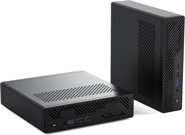 Main image of MINISFORUM MS-01 Mini Workstation Core i9-13900H 64GB RAM 1TB SSD Mini PC, HDMI+2X USB4 8K Display, 2x10G SFP+ Port, 2x2.5G LAN Port, Support M.2 2280/22110/U.2 SSD/RTX 3050 Graphics Cards