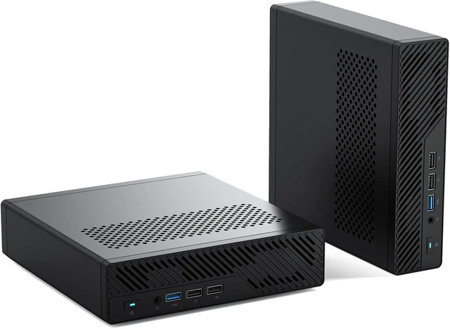 Main image of MINISFORUM MS-01-S139K Mini Workstation Core i9-13900HK Mini PC 32GB RAM 1TB SSD Desktop Computer, HDMI|2xUSB4 Display, 2x2.5G LAN Port, 3X SSD Slot, 2x10G SFP+ Port, Support Discrete Graphics Cards
