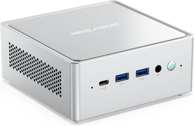 Main image of MINISFORUM NAB5R Mini PC, 13th Gen Core i5-13500H Small Computer 16GB RAM 512GB SSD, 2x HDMI + 2x USB-C Output, 2x 2.5G RJ45 Port, 4x USB3.2, IOT OS Small Form Factor