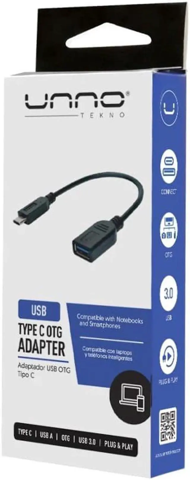 Alt view image 2 of 2 - Adapter Micro USB OTG - Micro USB B male to USB A female connectors