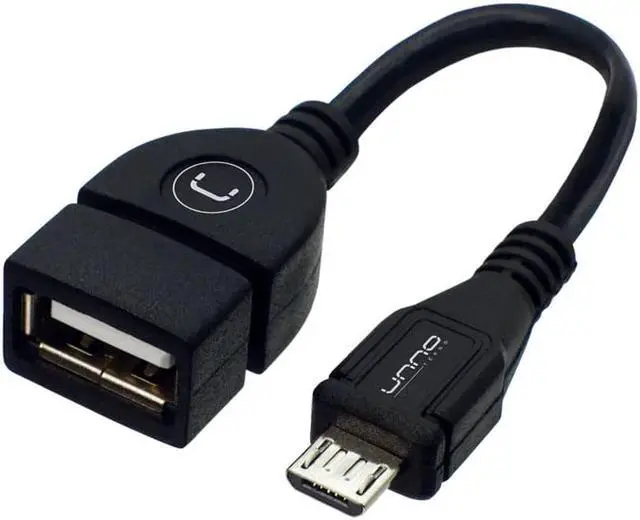 Main image of Adapter Micro USB OTG - Micro USB B male to USB A female connectors