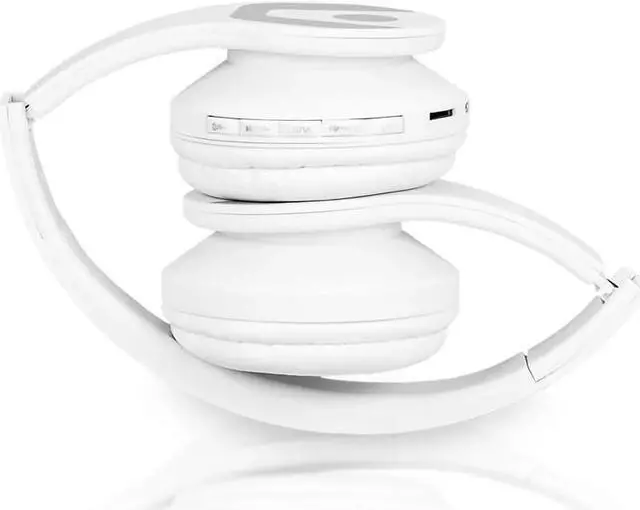 Alt view image 2 of 5 - Headset Bluetooth, Foldable, with digital control, Mic and FM Radio. Dual connection, wireless and wired 3.5 mm. Runtime: Up to 7 Hours. For Cell Phone, Laptop, PC, TV, Iphone, Smartphone, Tablet