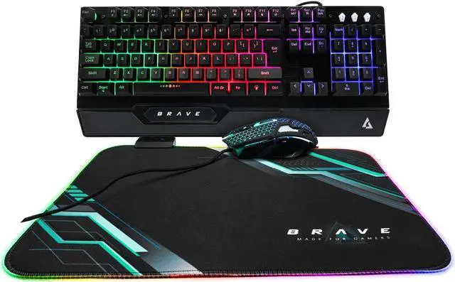 Alt view image 3 of 5 - GAMING COMBO. Gaming Keyboard, Mouse & Mouse Pad with RGB LED.Wired USB.For Laptop, PC, Game and Work.