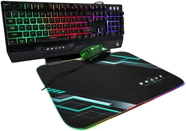 Main image of GAMING COMBO. Gaming Keyboard, Mouse & Mouse Pad with RGB LED.Wired USB.For Laptop, PC, Game and Work.