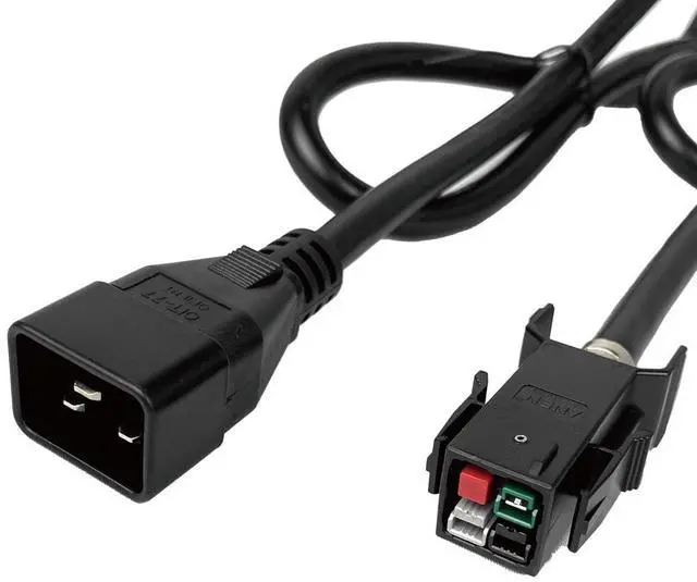 Alt view image 3 of 6 - Valiant Power 3ft Heavy-Duty P13 to IEC C20 Power Cord  12 AWG, 20A, 240V  Compatible with Bitmain Antminer S21/S19j XP