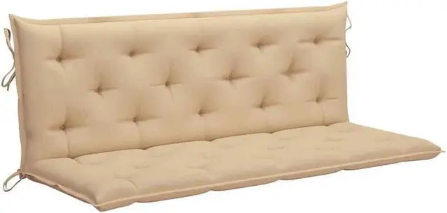 Alt view image 10 of 20 - vidaXL Cushion for Swing Chair Beige 78.7" Fabric Garden Seating Throw Pillow