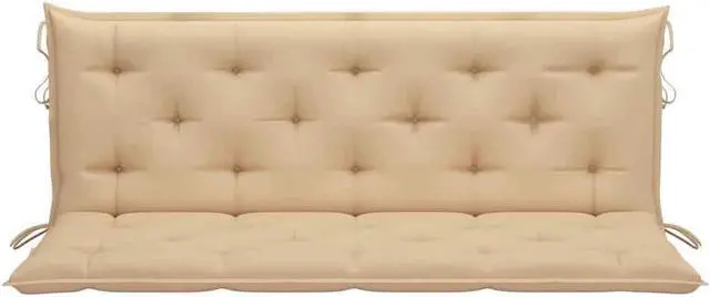 Alt view image 11 of 20 - vidaXL Cushion for Swing Chair Beige 78.7" Fabric Garden Seating Throw Pillow