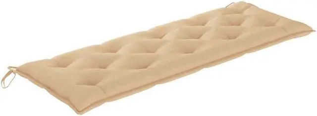 Alt view image 13 of 20 - vidaXL Cushion for Swing Chair Beige 78.7" Fabric Garden Seating Throw Pillow