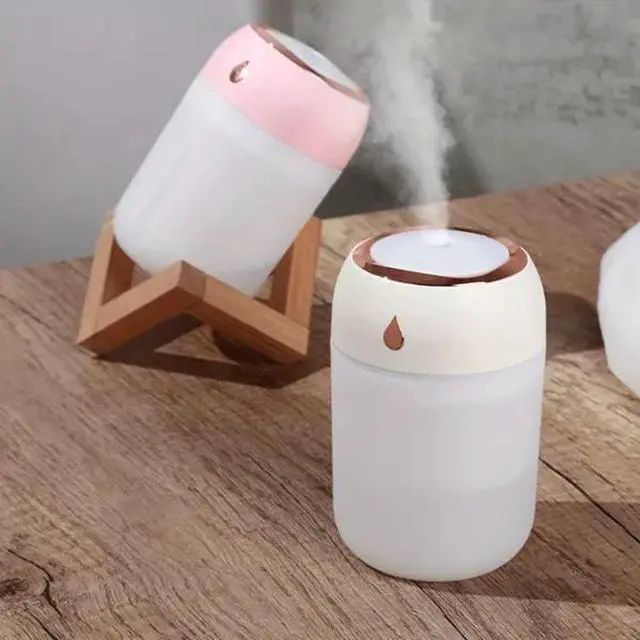 Alt view image 2 of 5 - Portable Mini Humidifier, 220ml/330ml,Small Cool Mist Humidifier, USB Personal Desktop Humidifier For Bedroom Travel Office Home