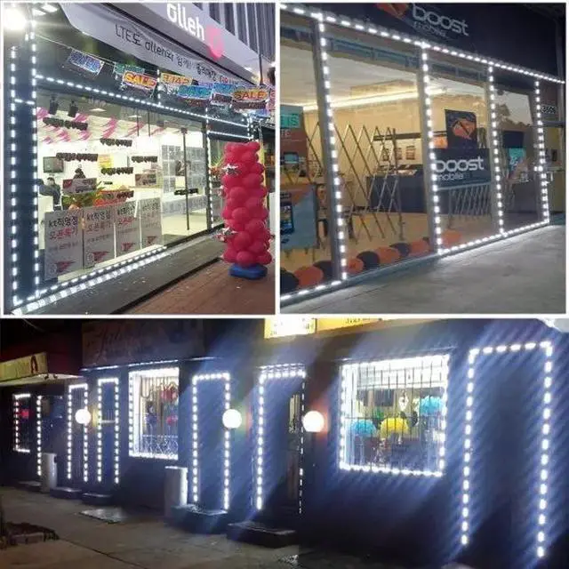 Alt view image 4 of 6 - Super Bright IP65 Waterproof 5050 SMD Module Light Sign Strip Lamp DC 12V