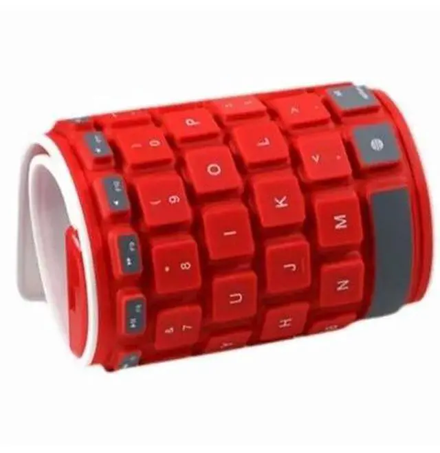 Alt view image 2 of 2 - Type Out Of A Box With Flexible Silicone Bluetooth Keyboard