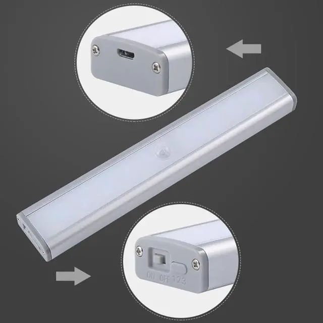 Alt view image 4 of 4 - Let There Be Light 20 Motion LED Lights Rechargeable Battery