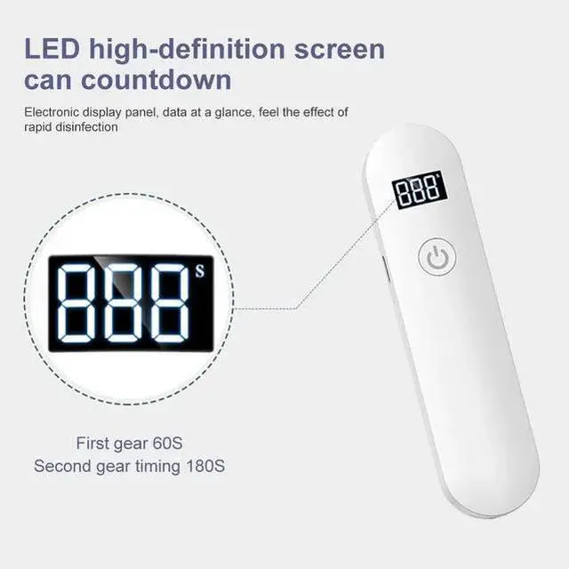 Alt view image 5 of 5 - Super Fast Mini Ultraviolet Bar Light With LED Timer