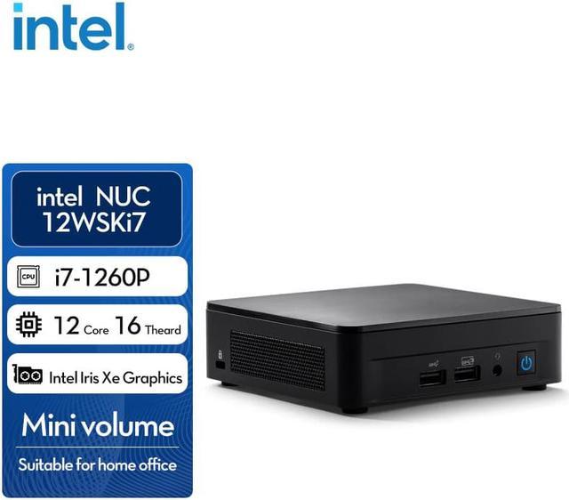 Intel 2023 Newest NUC 12 Pro Kit NUC12WSKi70Z Mini Desktop