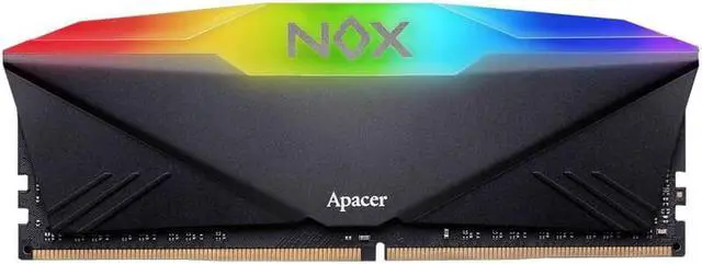 Alt view image 6 of 7 - Apacer Dark ram Goddess DDR4 ram 3200 8G 16G desktop computer memory bar RGB light bar Dark Goddess 3200 RGB light bar 16GB(8Gx2)3200