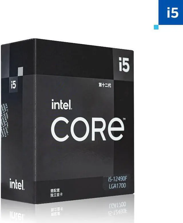 Alt view image 2 of 7 - Intel Core i5-12490F Alder Lake Desktop Processor Game Special Edition i5 12th Gen, 6 Cores up to 4.6 GHz Turbo LGA 1700 65W Without Graphics and Fan,brand new