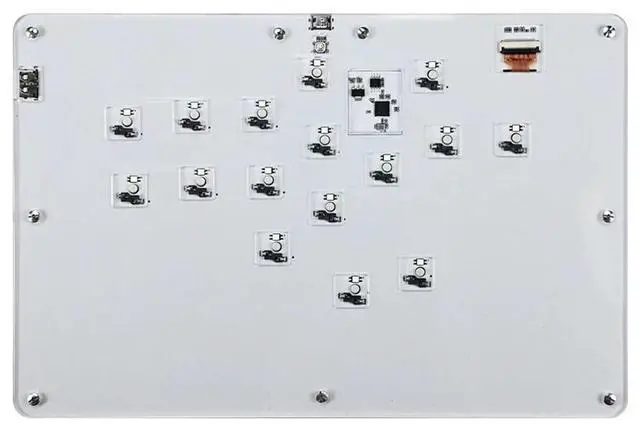 Alt view image 3 of 6 - Arcade Stick 16Keys All-Button Gamerfinger with Turbo Functions & Custom RGB,Arcade Controller Street Fight for PC/PS3/PS4/Switch/Steam Game Keyboard-Supports Hot Swap & SOCD